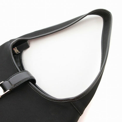 Salvatore Ferragamo Shoulder Bag Purse Nylon Black Authentic