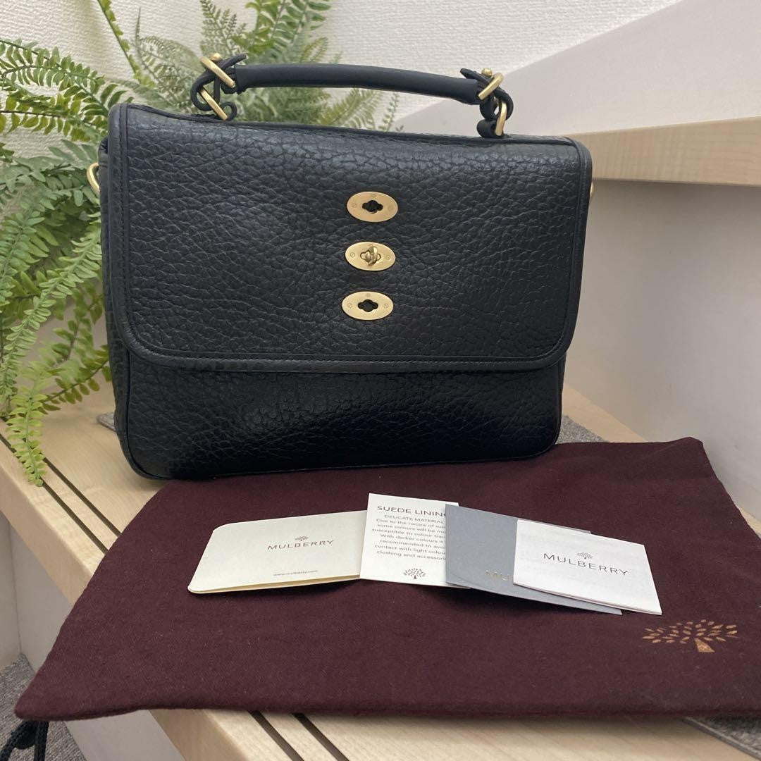 MULBERRY Hand Bag Tote Purse BRYN Leather Authentic