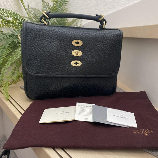 MULBERRY Hand Bag Tote Purse BRYN Leather Authentic