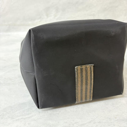 FENDI Vanity Bag Accessory Pouch Hand Pouch FF Pecan Black Authentic