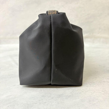 FENDI Vanity Bag Accessory Pouch Hand Pouch FF Pecan Black Authentic
