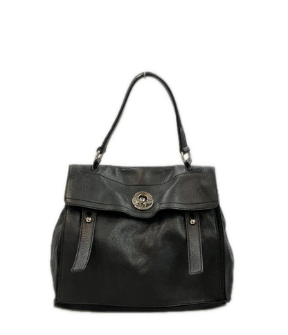 Saint Laurent Hand Bag Tote Purse Muse Toe Black Authentic