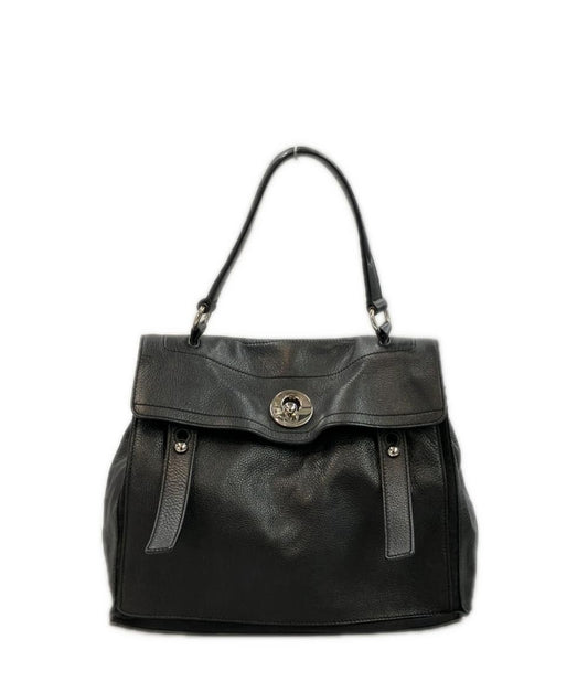 Saint Laurent Hand Bag Tote Purse Muse Toe Black Authentic