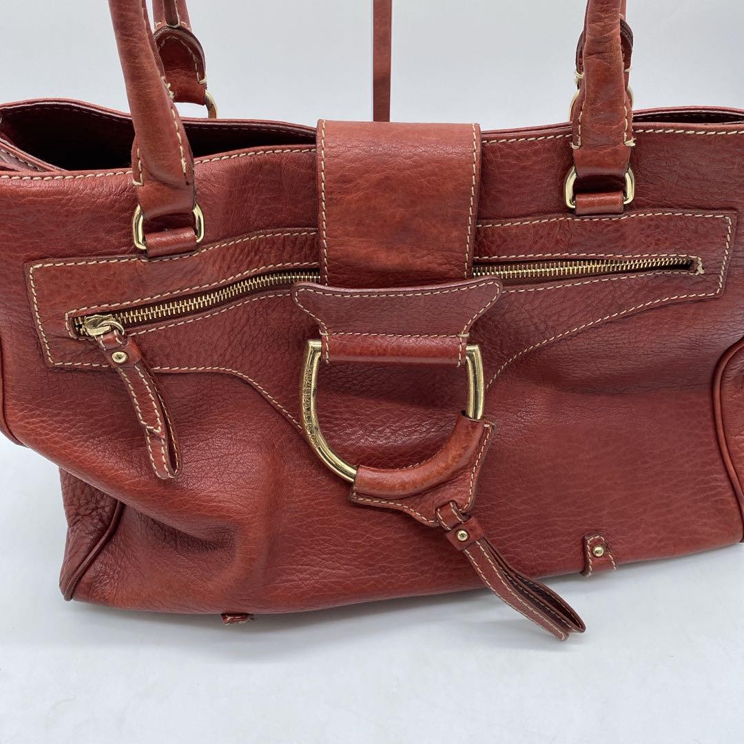 Dolce & Gabbana Hand Bag Tote Purse Leather Authentic