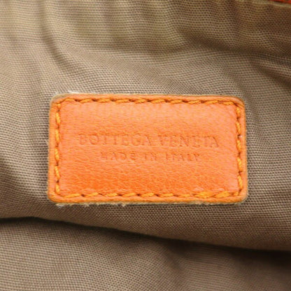 BOTTEGA VENETA Accessory Pouch Hand Pouch Intrecciato Orange Authentic