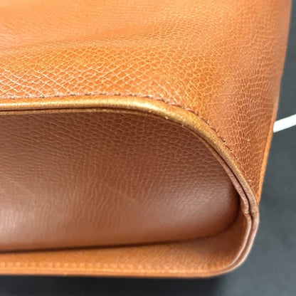 Valentino Garavani Shoulder Bag Purse Logo Leather Brown Authentic