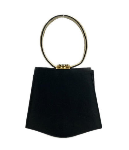 Salvatore Ferragamo Hand Bag Tote Purse Black Authentic