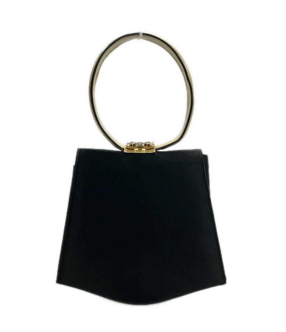 Salvatore Ferragamo Hand Bag Tote Purse Black Authentic