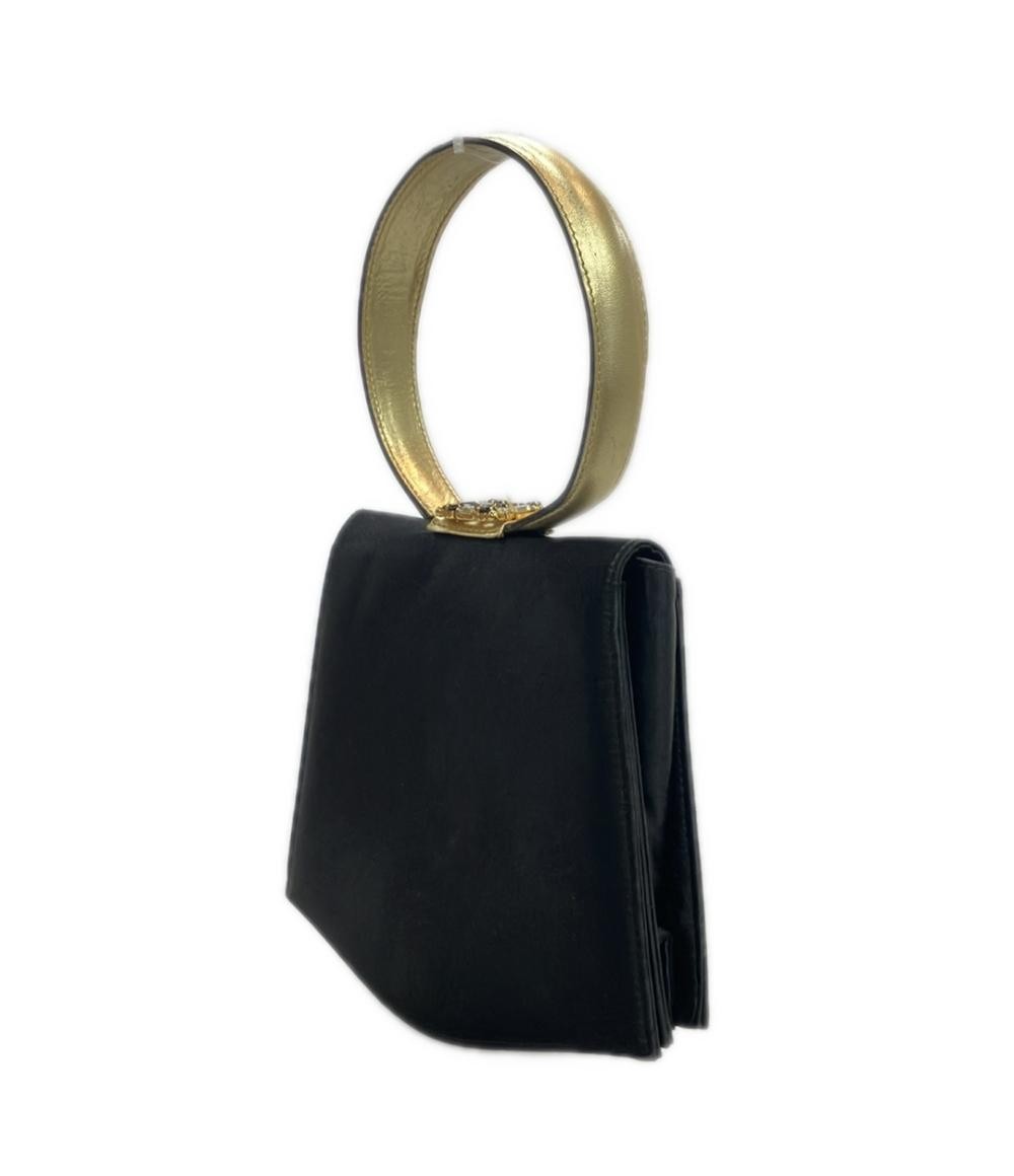 Salvatore Ferragamo Hand Bag Tote Purse Black Authentic