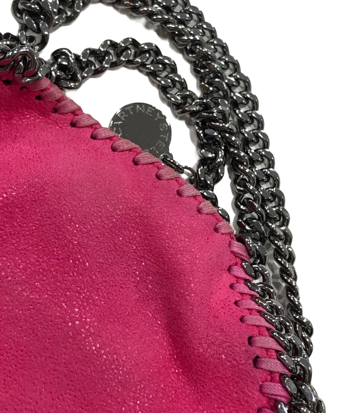 Stella McCartney Shoulder Bag Purse 2way Falabella Pink Authentic