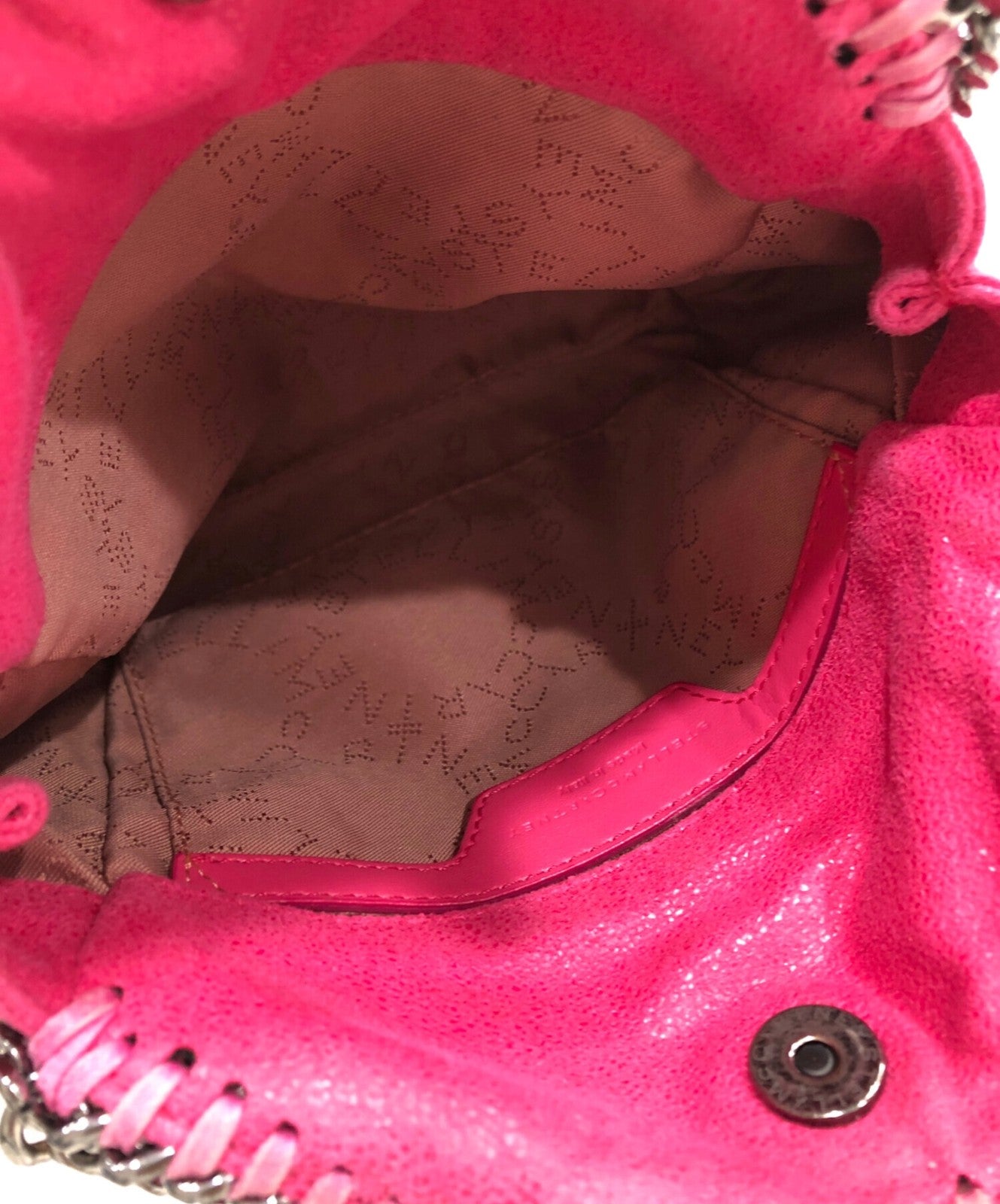 Stella McCartney Shoulder Bag Purse 2way Falabella Pink Authentic