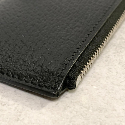 GUCCI GG Marmont Coin Case Card Holder Wallet Leather Black Authentic Used