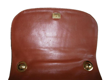 Dolce & Gabbana Hand Bag Tote Purse Denim Leather Blue Brown Authentic