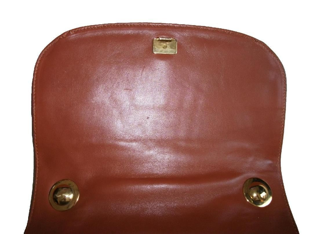 Dolce & Gabbana Hand Bag Tote Purse Denim Leather Blue Brown Authentic