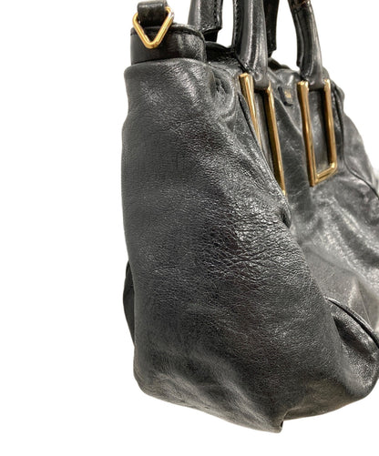 Chloe Hand Bag Tote Purse ETHEL Black Authentic