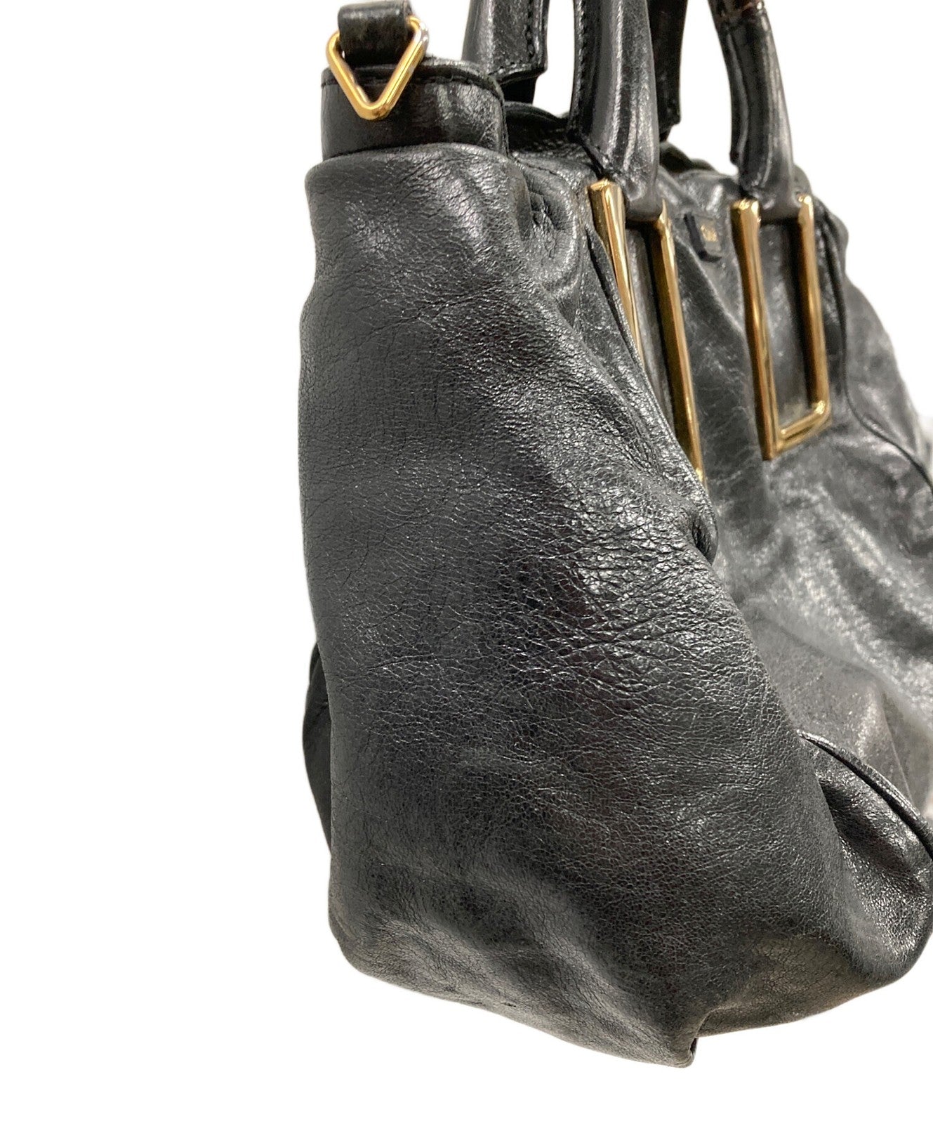 Chloe Hand Bag Tote Purse ETHEL Black Authentic