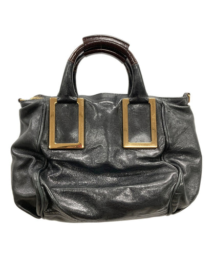 Chloe Hand Bag Tote Purse ETHEL Black Authentic