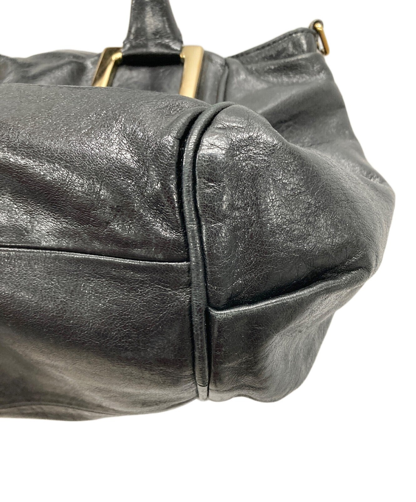 Chloe Hand Bag Tote Purse ETHEL Black Authentic