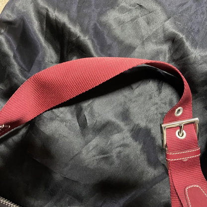 PRADA Shoulder Bag Purse Leather Red Authentic