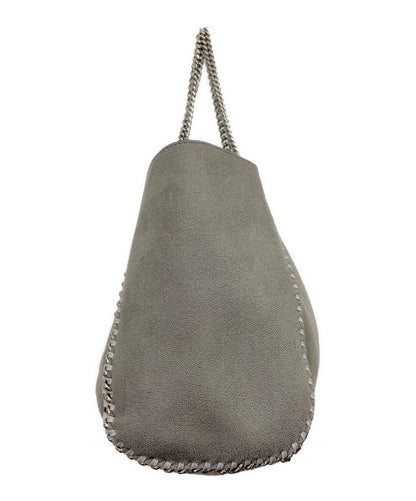 Stella McCartney Hand Bag Tote Purse Reversible Falabella Gray Red Authentic
