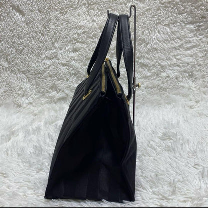Valentino Garavani Sport Purse Handbag Stripe Logo Tote Bag Auth Used Unisex