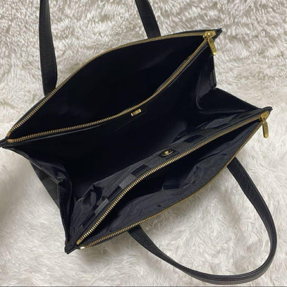 Valentino Garavani Sport Purse Handbag Stripe Logo Tote Bag Auth Used Unisex