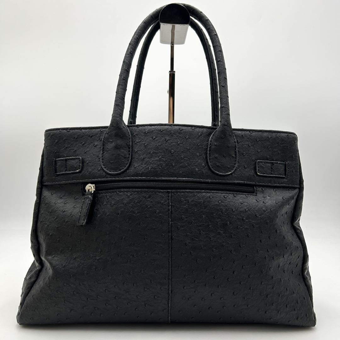 Red Valentino Hand Bag Tote Purse Leather Black Authentic