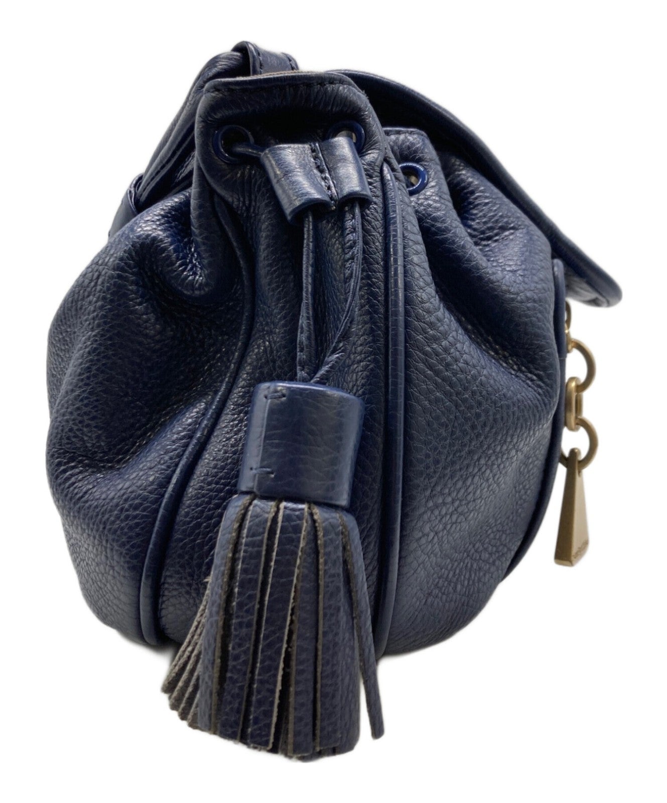 See By Chloe Shoulder Bag Purse Navy Authentic