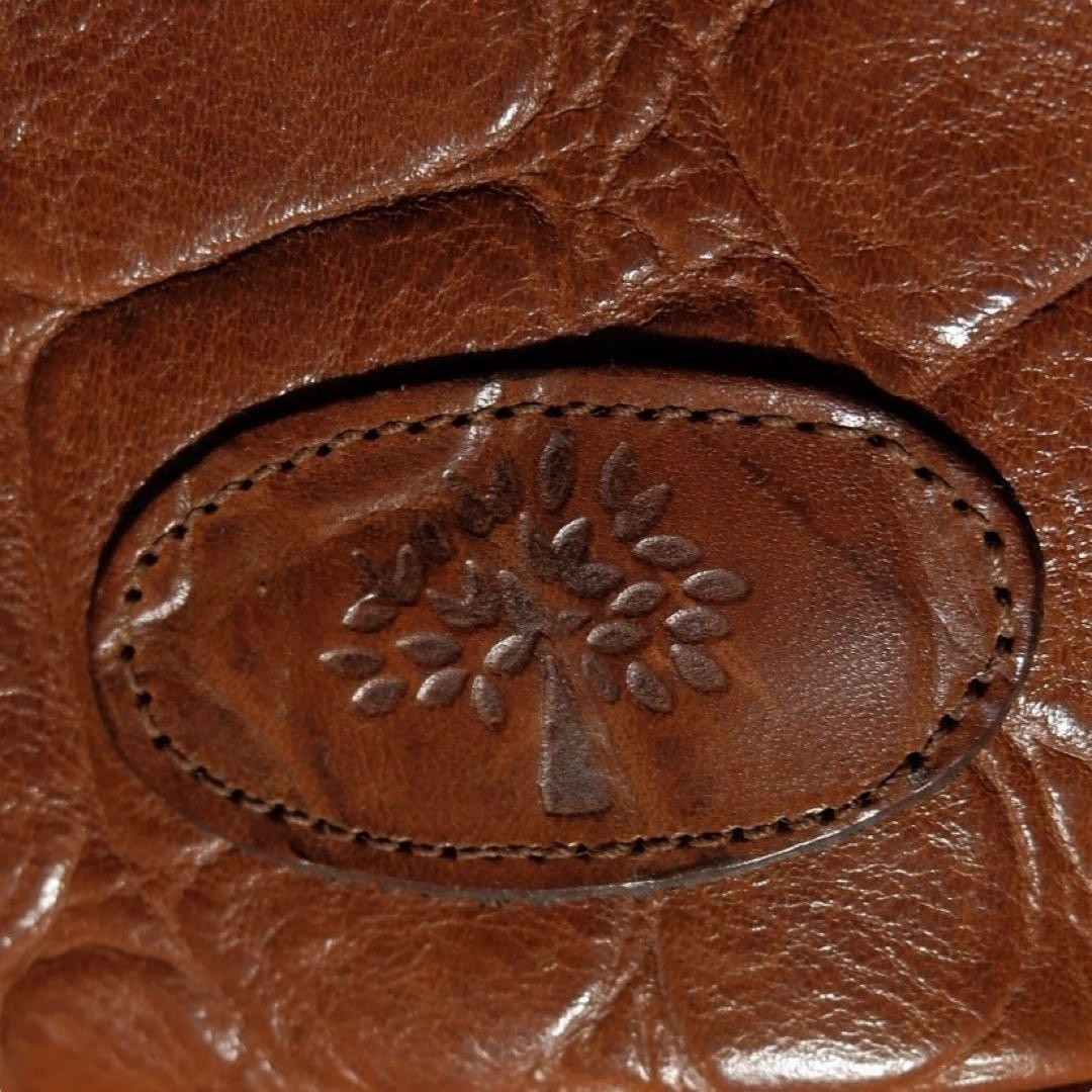 MULBERRY Shoulder Bag Purse Brown Leather Authentic