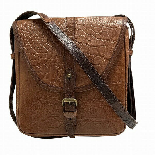 MULBERRY Shoulder Bag Purse Leather Brown Authentic