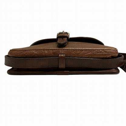 MULBERRY Shoulder Bag Purse Leather Brown Authentic