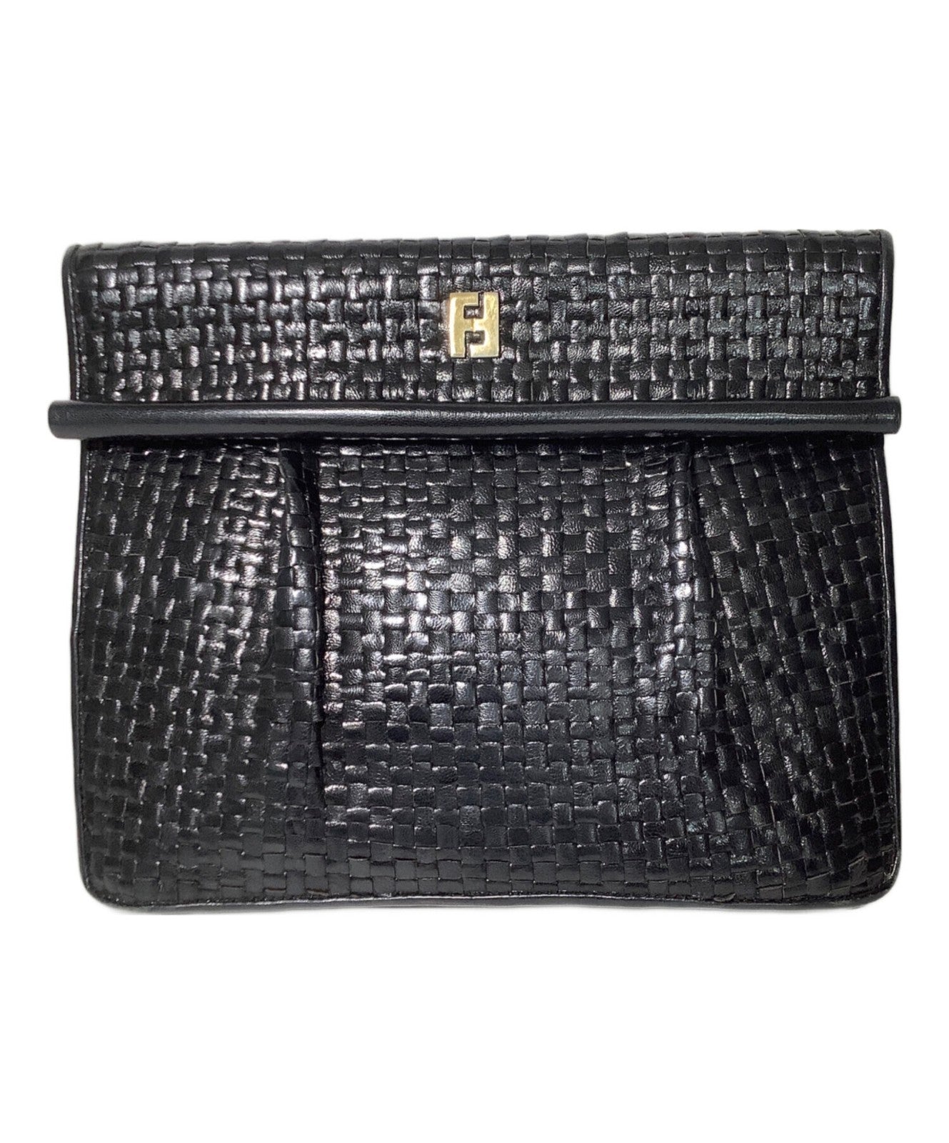 FENDI Clutch Bag Second Bag FF Authentic