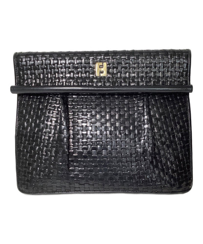 FENDI Clutch Bag Second Bag FF Authentic