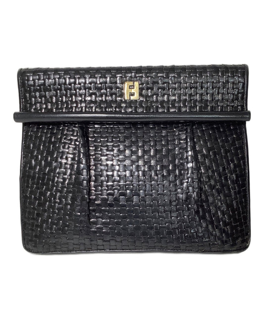 FENDI Clutch Bag Second Bag FF Authentic