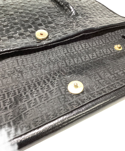 FENDI Clutch Bag Second Bag FF Authentic