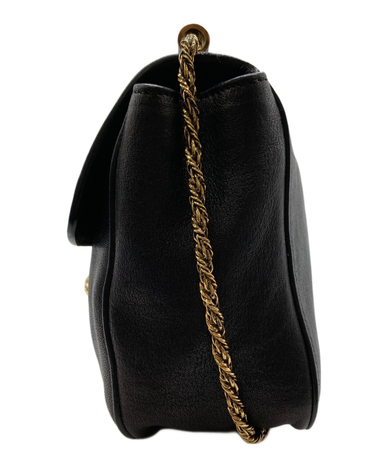 Chloe Shoulder Bag Purse Elsie Black Authentic