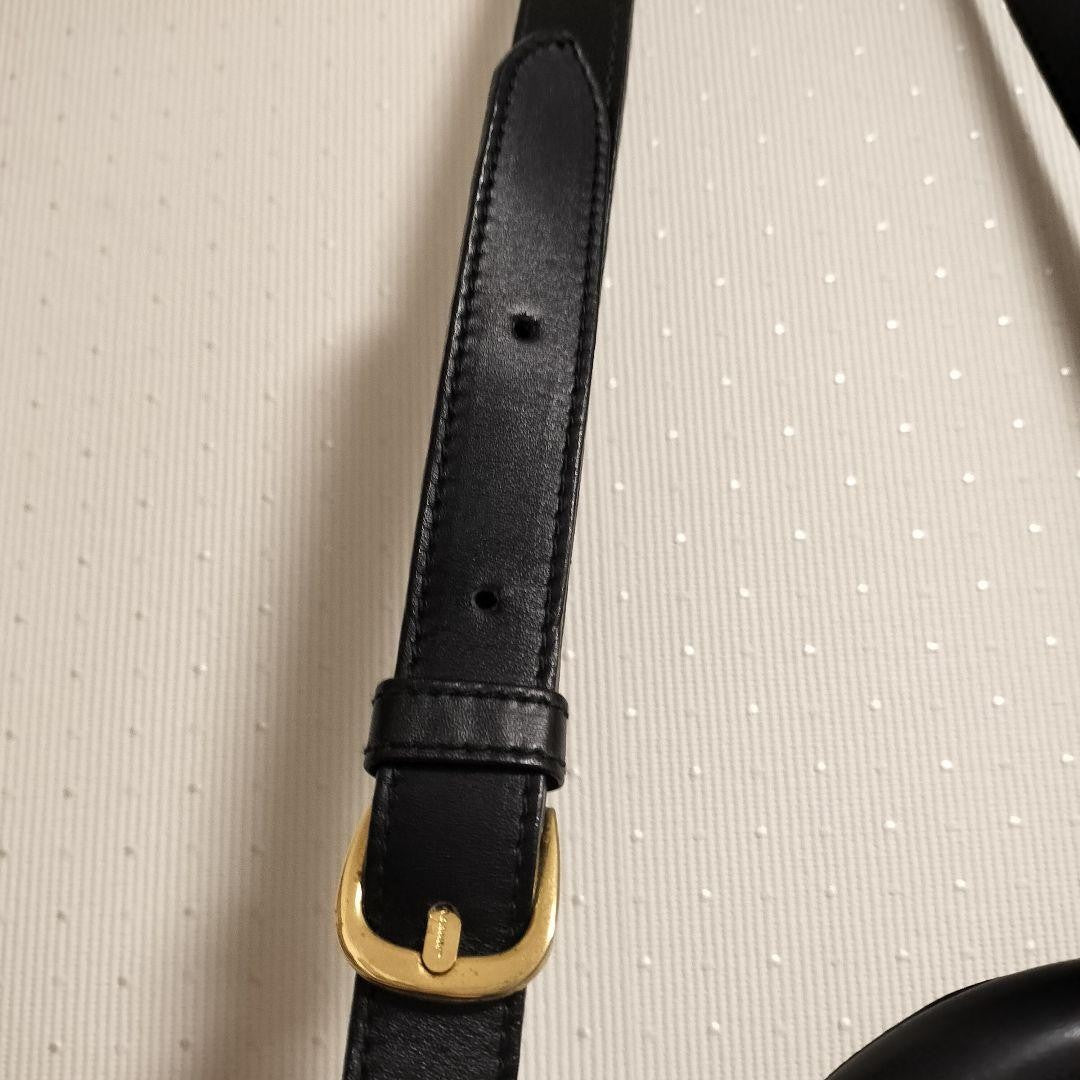 Salvatore Ferragamo Hand Shoulder Bag Tote Purse Leather Black Authentic