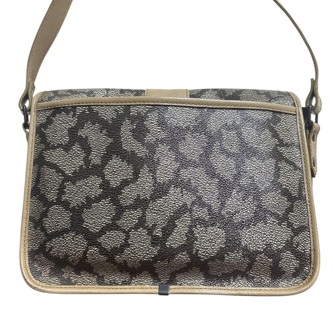 Saint Laurent Shoulder Bag Purse YSL Cassandra Leather Canvas Authentic