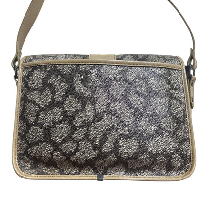 Saint Laurent Shoulder Bag Purse YSL Cassandra Leather Canvas Authentic