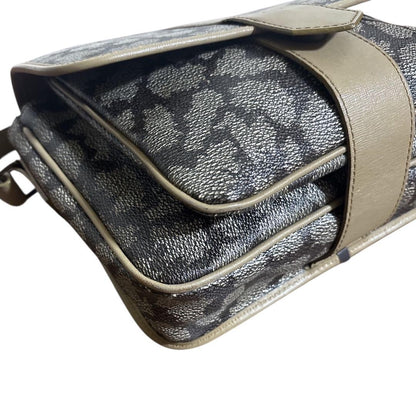 Saint Laurent Shoulder Bag Purse YSL Cassandra Leather Canvas Authentic