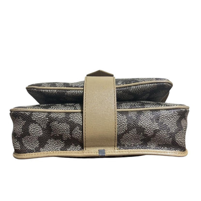 Saint Laurent Shoulder Bag Purse YSL Cassandra Leather Canvas Authentic