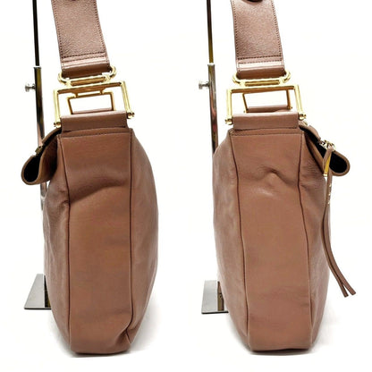 Chloe Shoulder Bag Purse Leather Beige Authentic