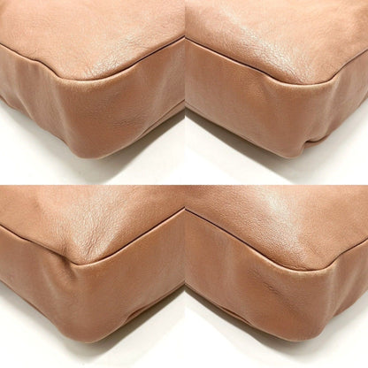 Chloe Shoulder Bag Purse Leather Beige Authentic