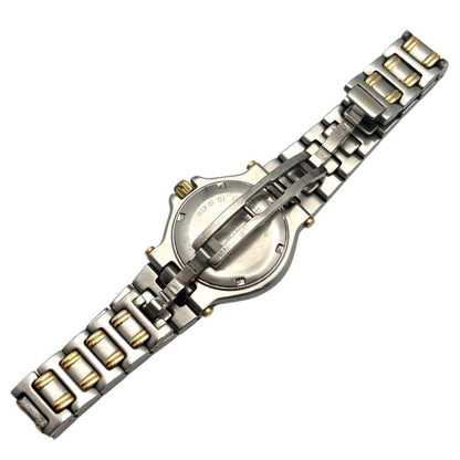 GUCCI 9700L Quartz Watch Wristwatch Gold Silver Women's Authentic