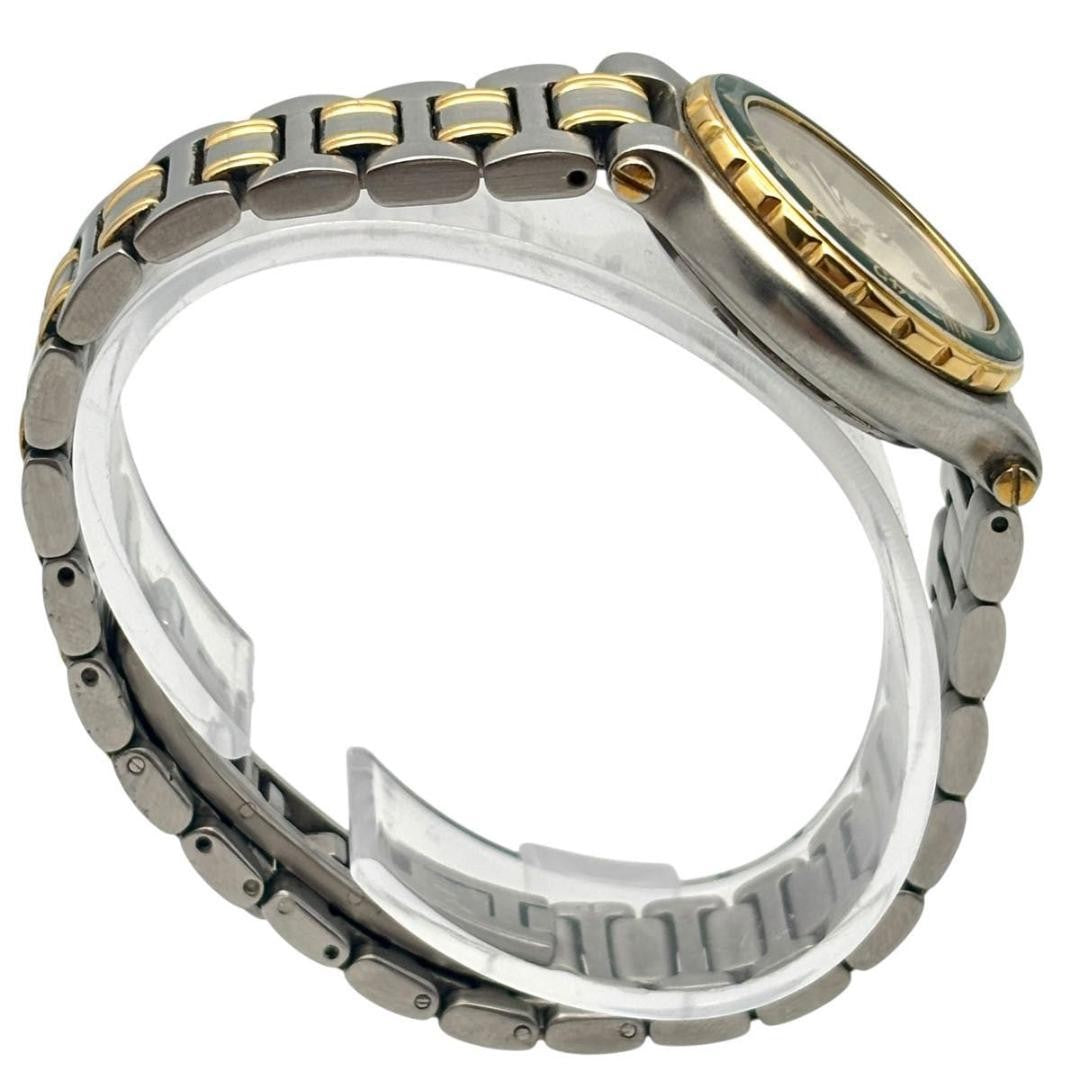 GUCCI 9700L Quartz Watch Wristwatch Gold Silver Women's Authentic