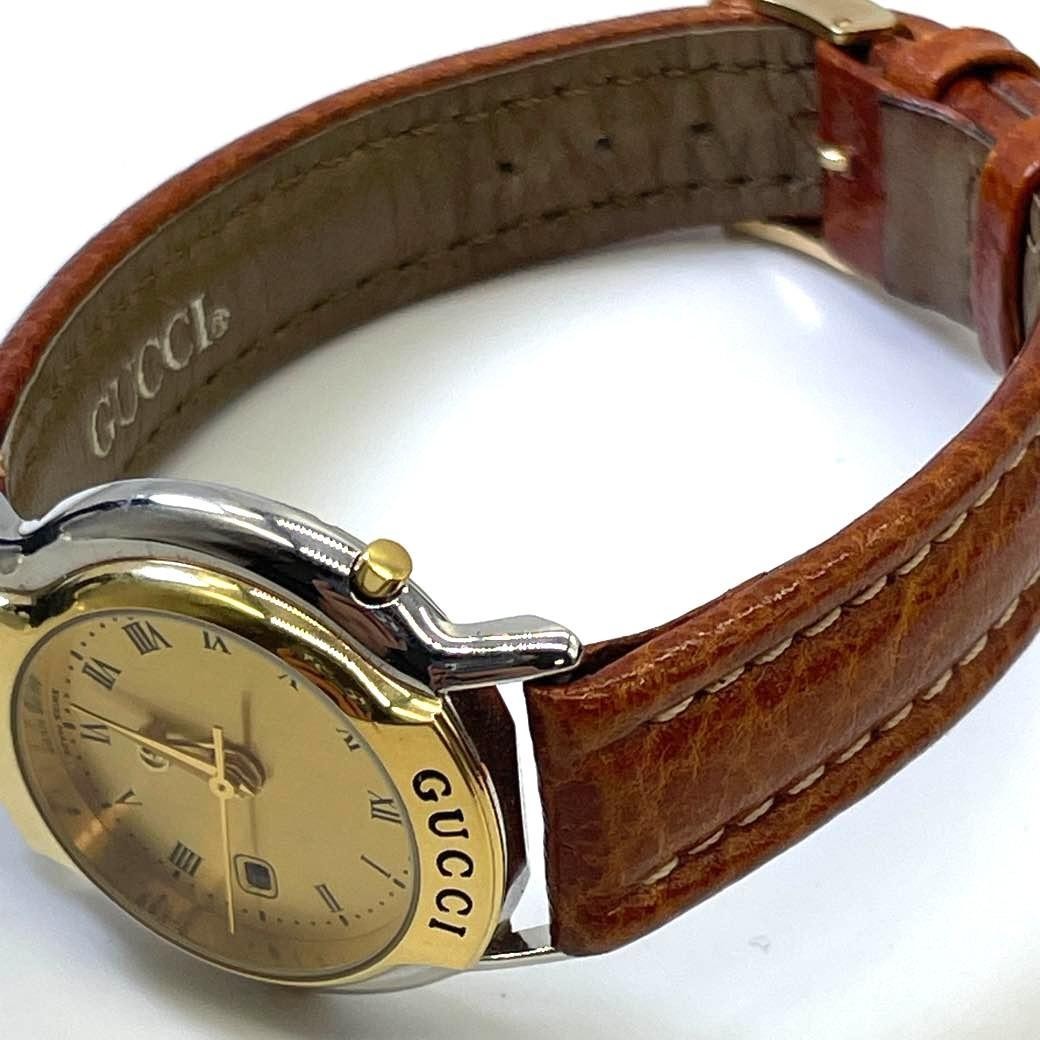 GUCCI 8200JR Quartz Watch Wristwatch Gold Women's Authentic