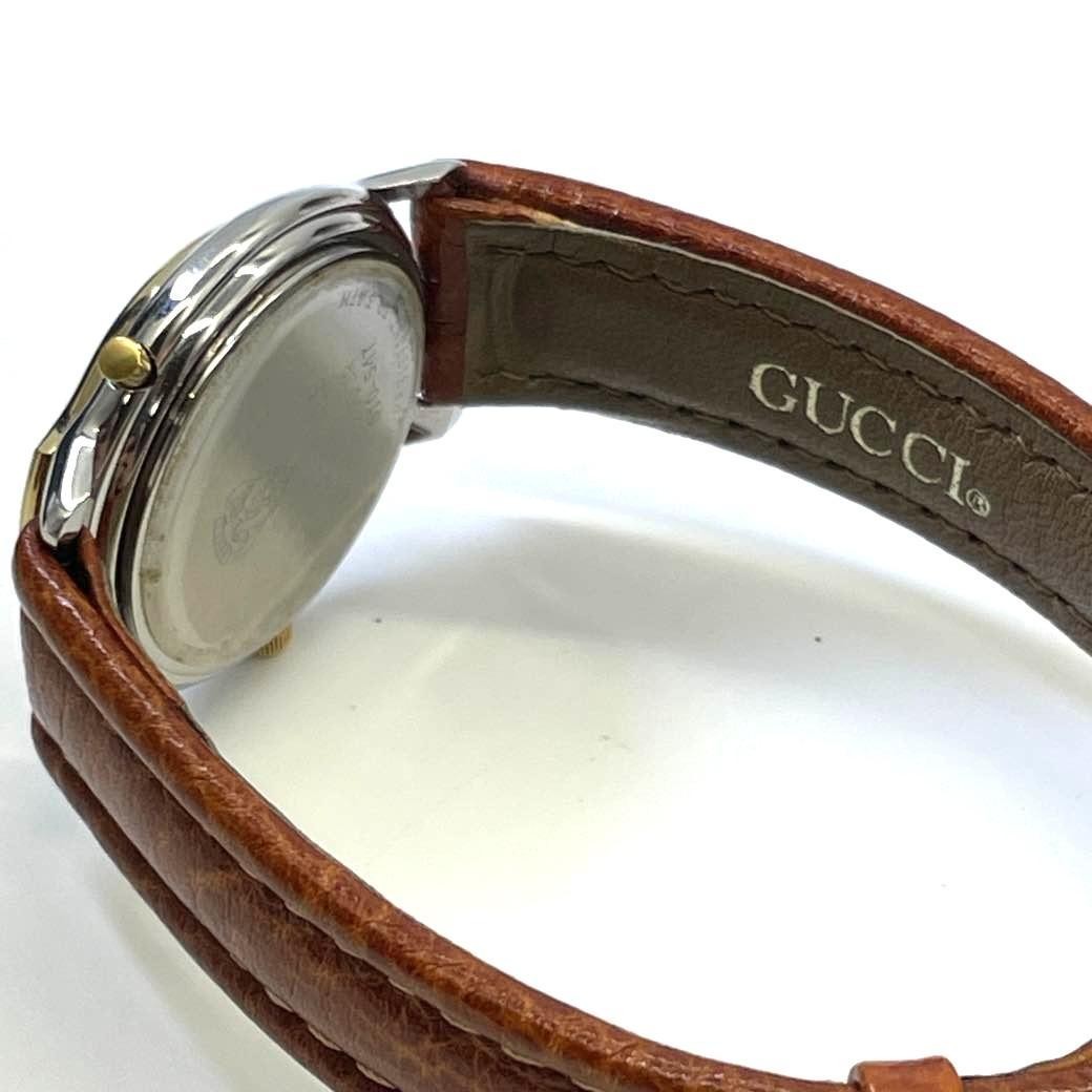 GUCCI 8200JR Quartz Watch Wristwatch Gold Women's Authentic