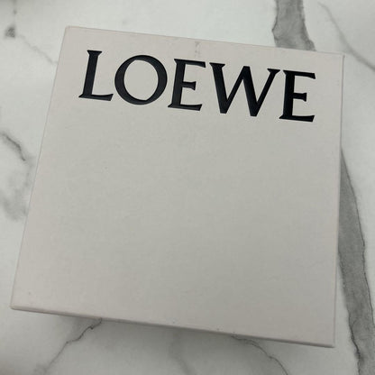LOEWE Shoulder Strap Belt Leather Red Authentic