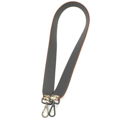 FENDI Shoulder Strap Strap you Belt Leather Brown Authentic