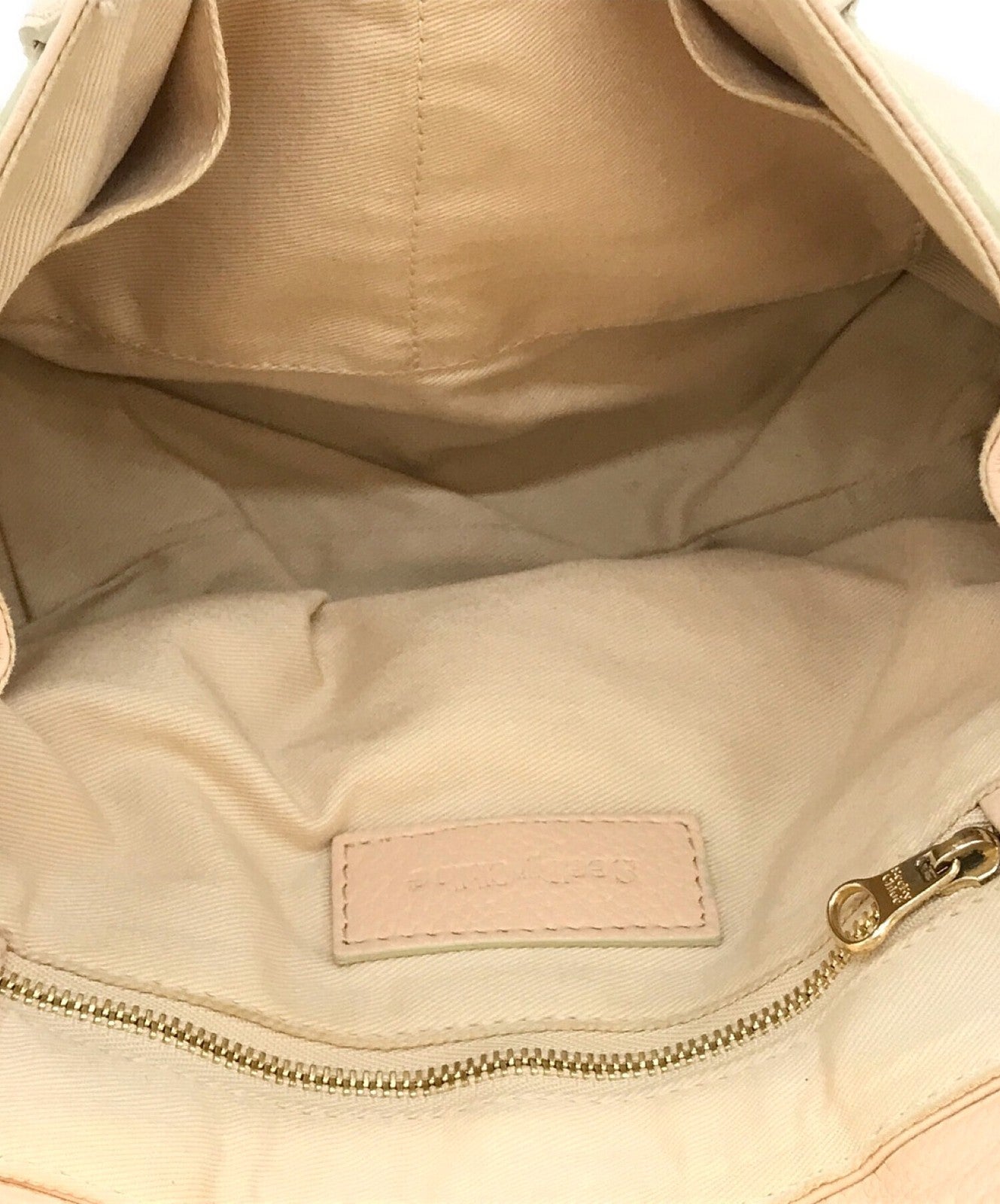 See By Chloe Hand Shoulder Bag Tote Purse 2way Light Pink Authentic
